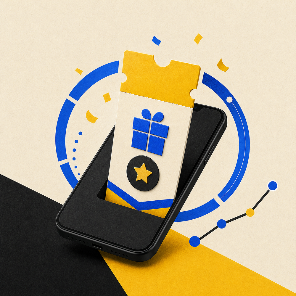 Phone unlocking a student reward with an analytics signal